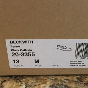 Black Johnston and Murphy men’s loafers